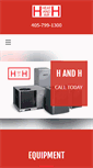 Mobile Screenshot of handhheatingandair.com